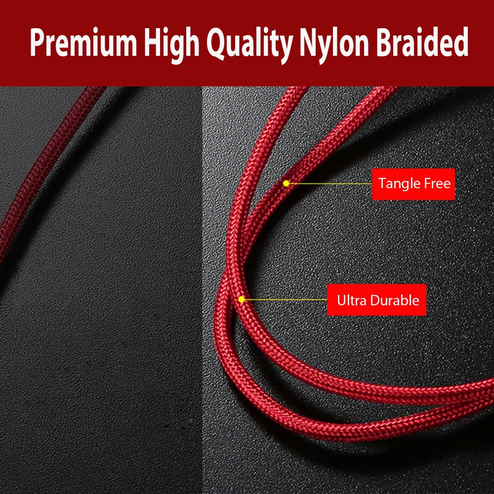 3 in 1 USB Cable For Apple & Android Phones