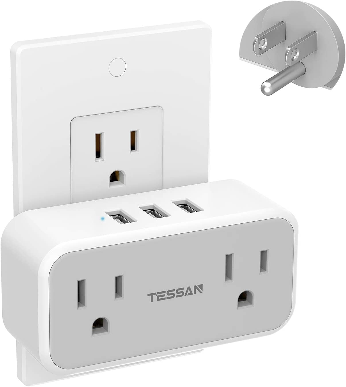 Cruise Safe Multi Plug Outlet Extender with USB