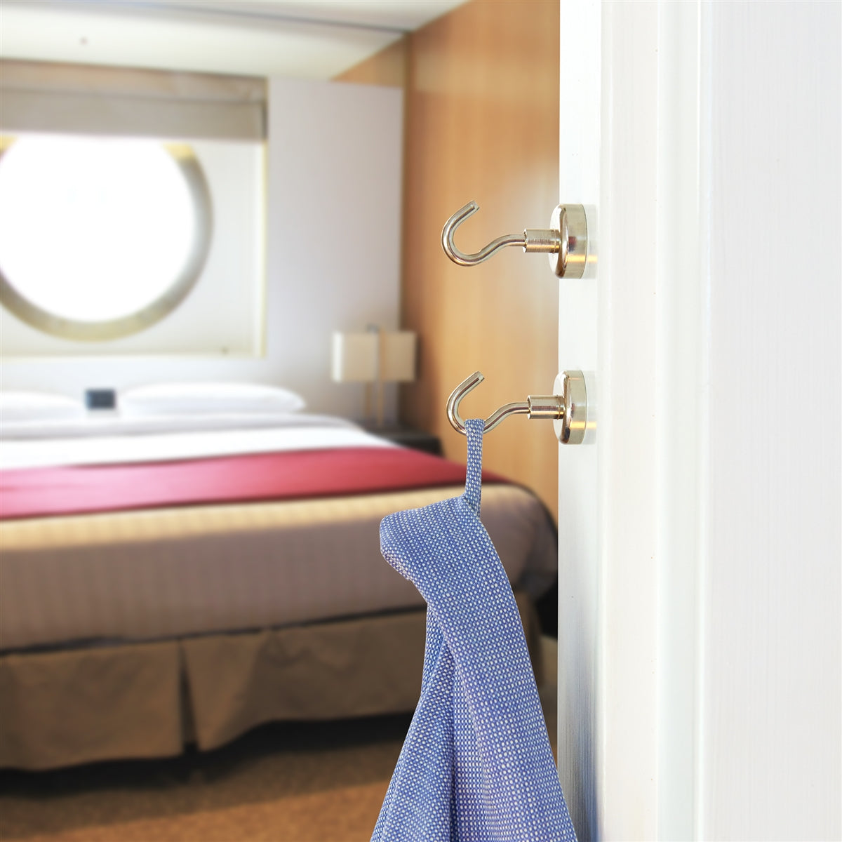 Heavy Duty Magnetic Cruise Ship Wall Hooks (10 Pack)