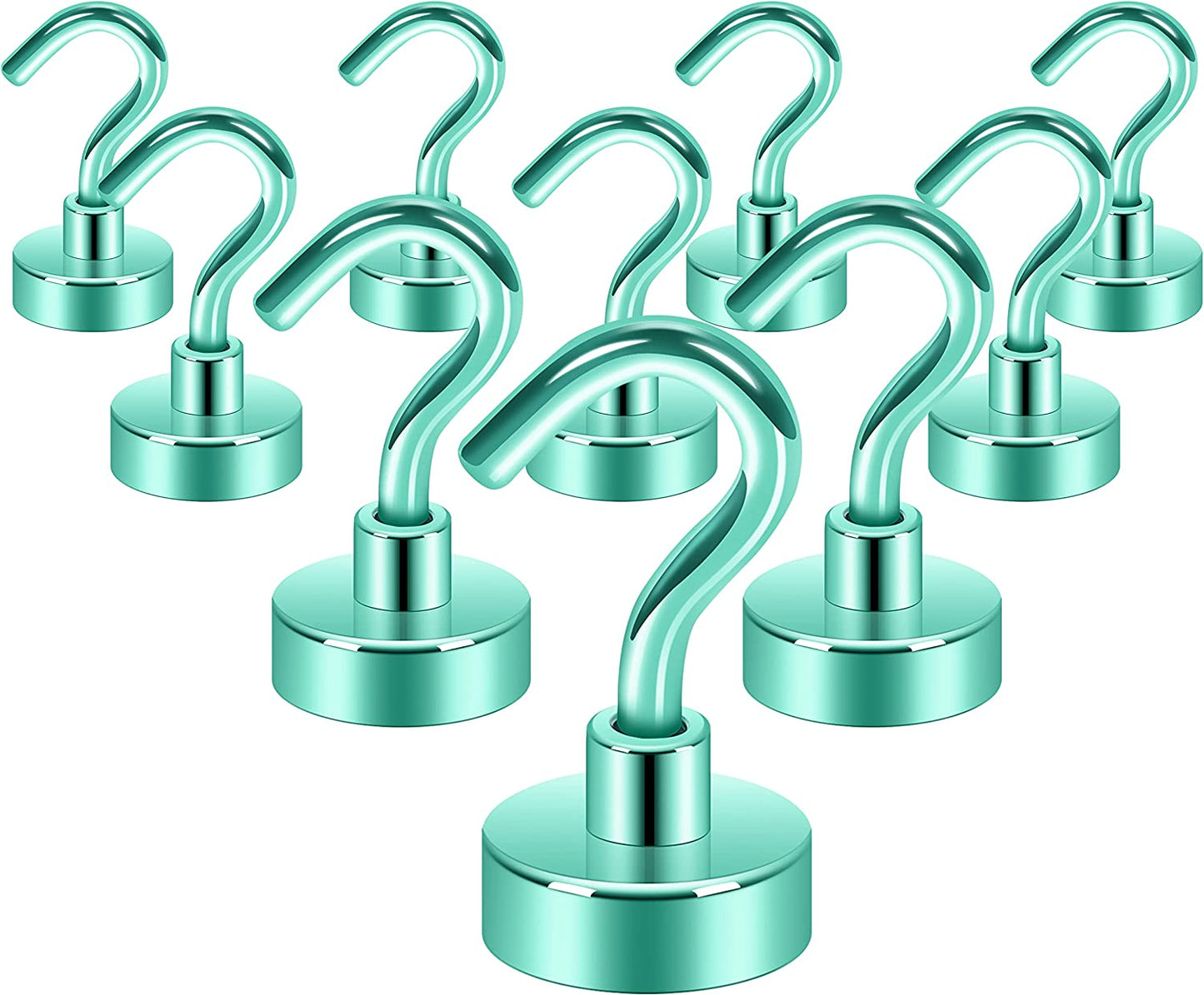 Heavy Duty Magnetic Cruise Ship Wall Hooks (10 Pack)