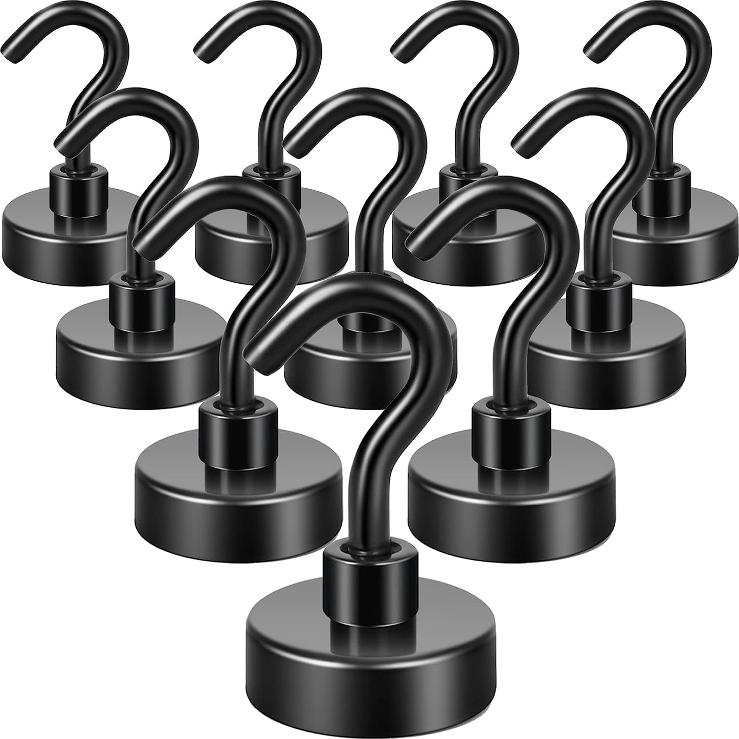 Heavy Duty Magnetic Cruise Ship Wall Hooks (10 Pack)