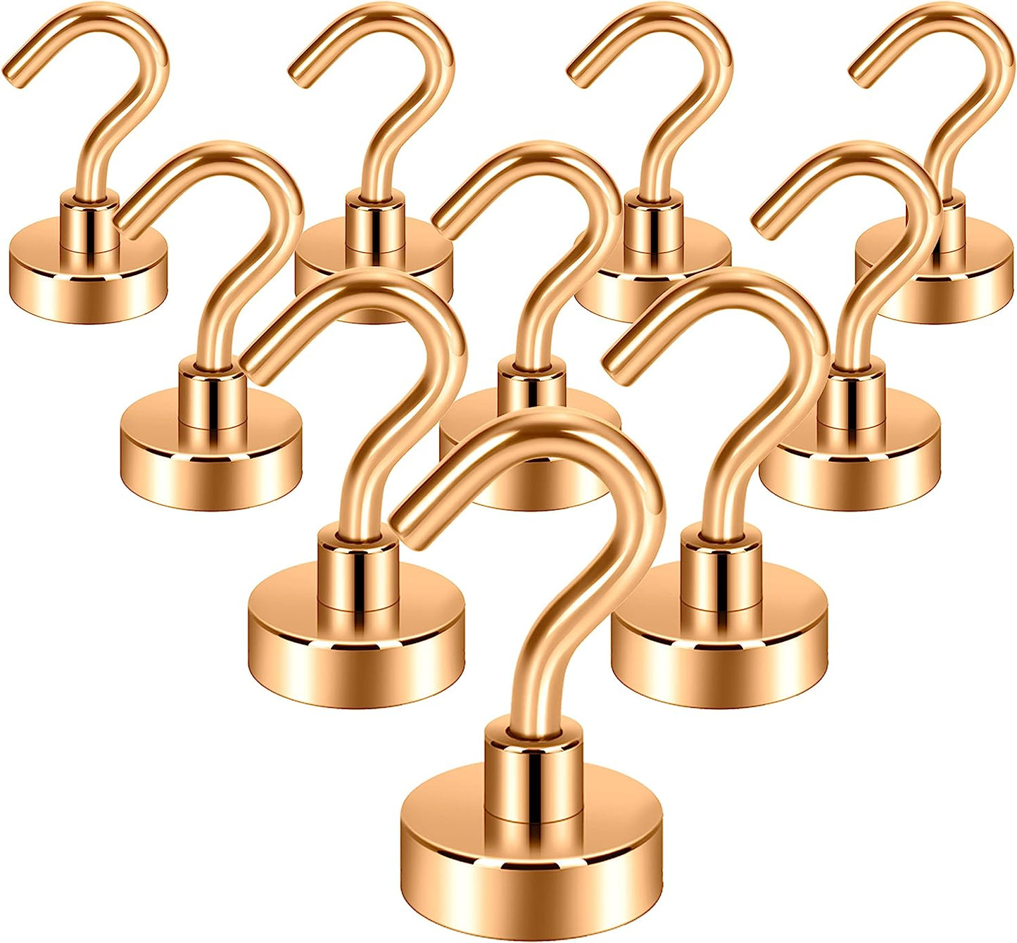 Heavy Duty Magnetic Cruise Ship Wall Hooks (10 Pack)