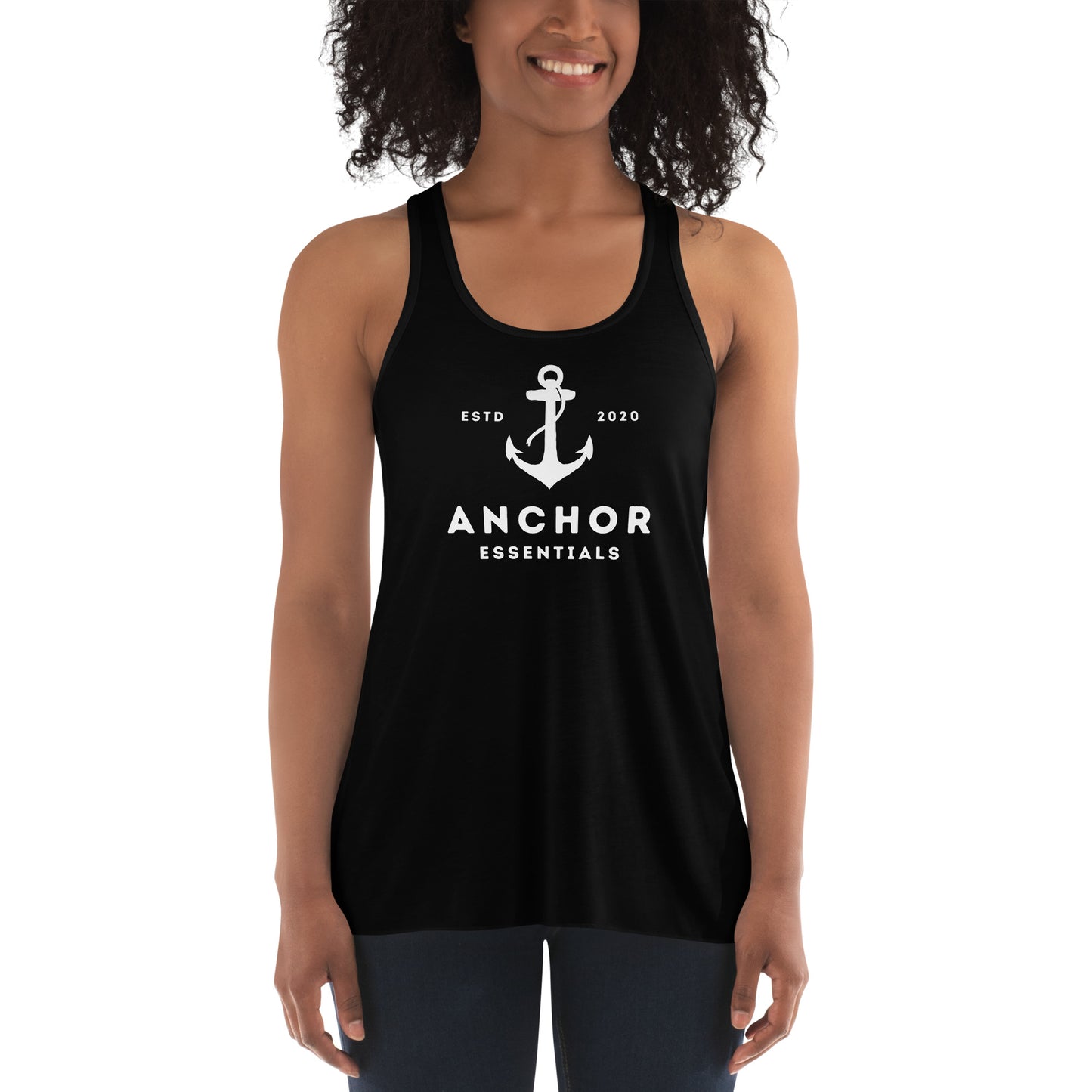 Anchor Essentials Brand Women's Flowy Racerback Tank