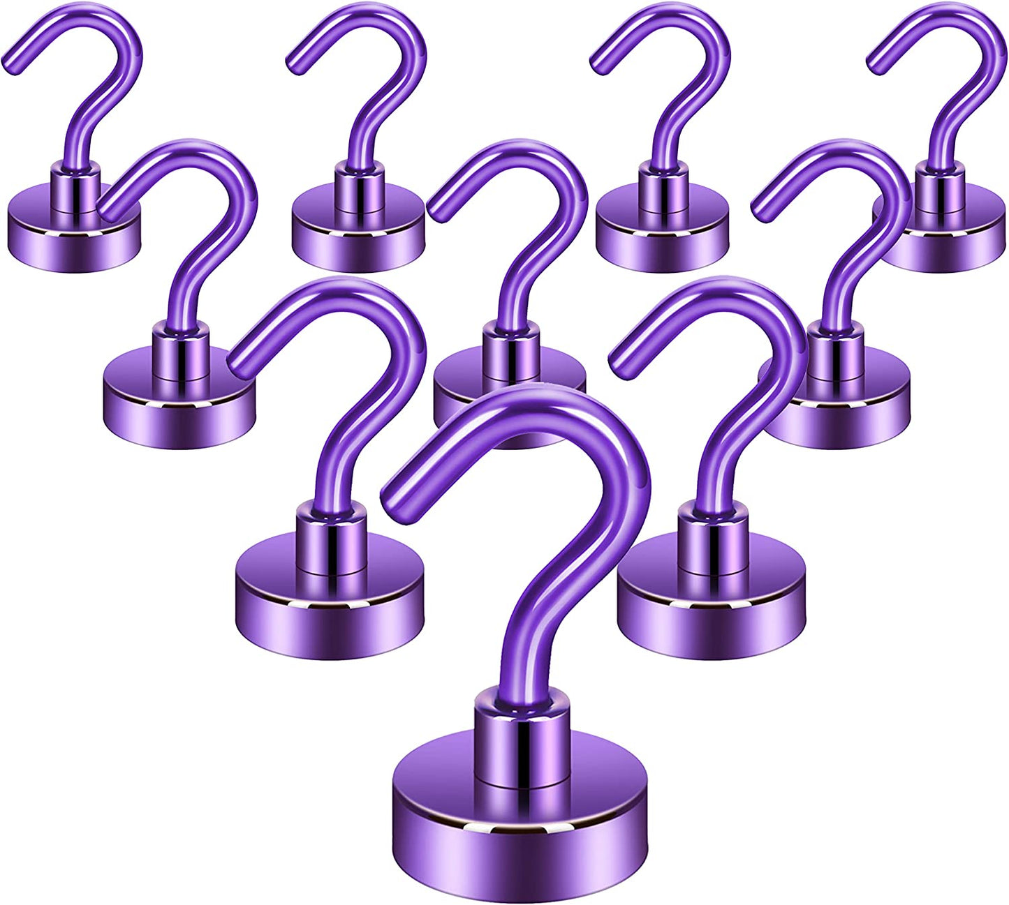 Heavy Duty Magnetic Cruise Ship Wall Hooks (10 Pack)