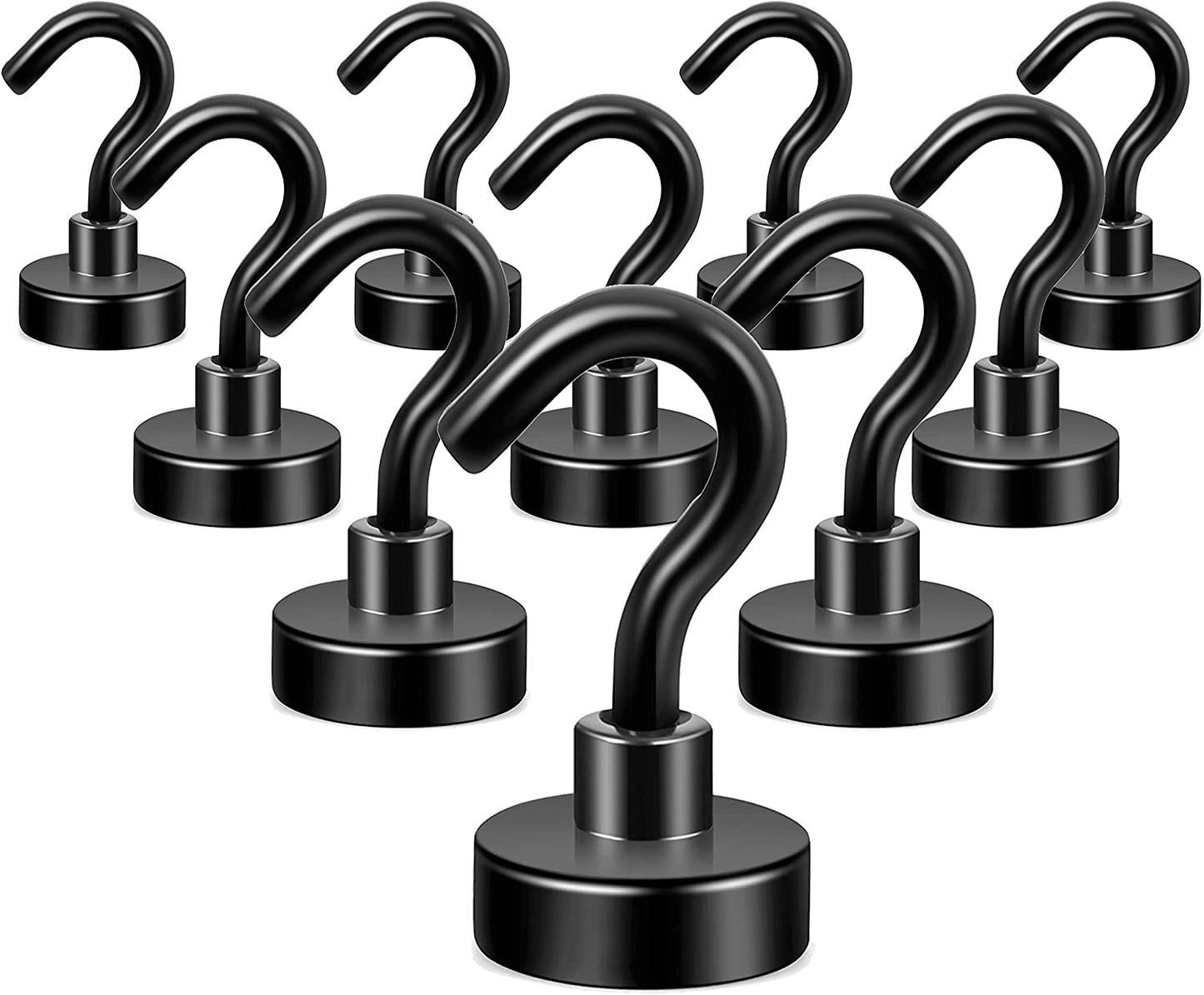 Heavy Duty Magnetic Cruise Ship Wall Hooks (10 Pack)