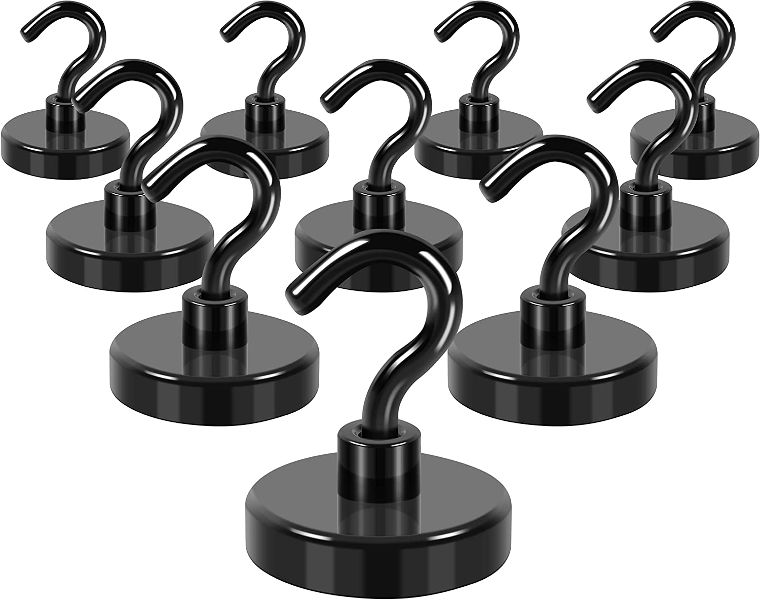 Heavy Duty Magnetic Cruise Ship Wall Hooks (10 Pack)