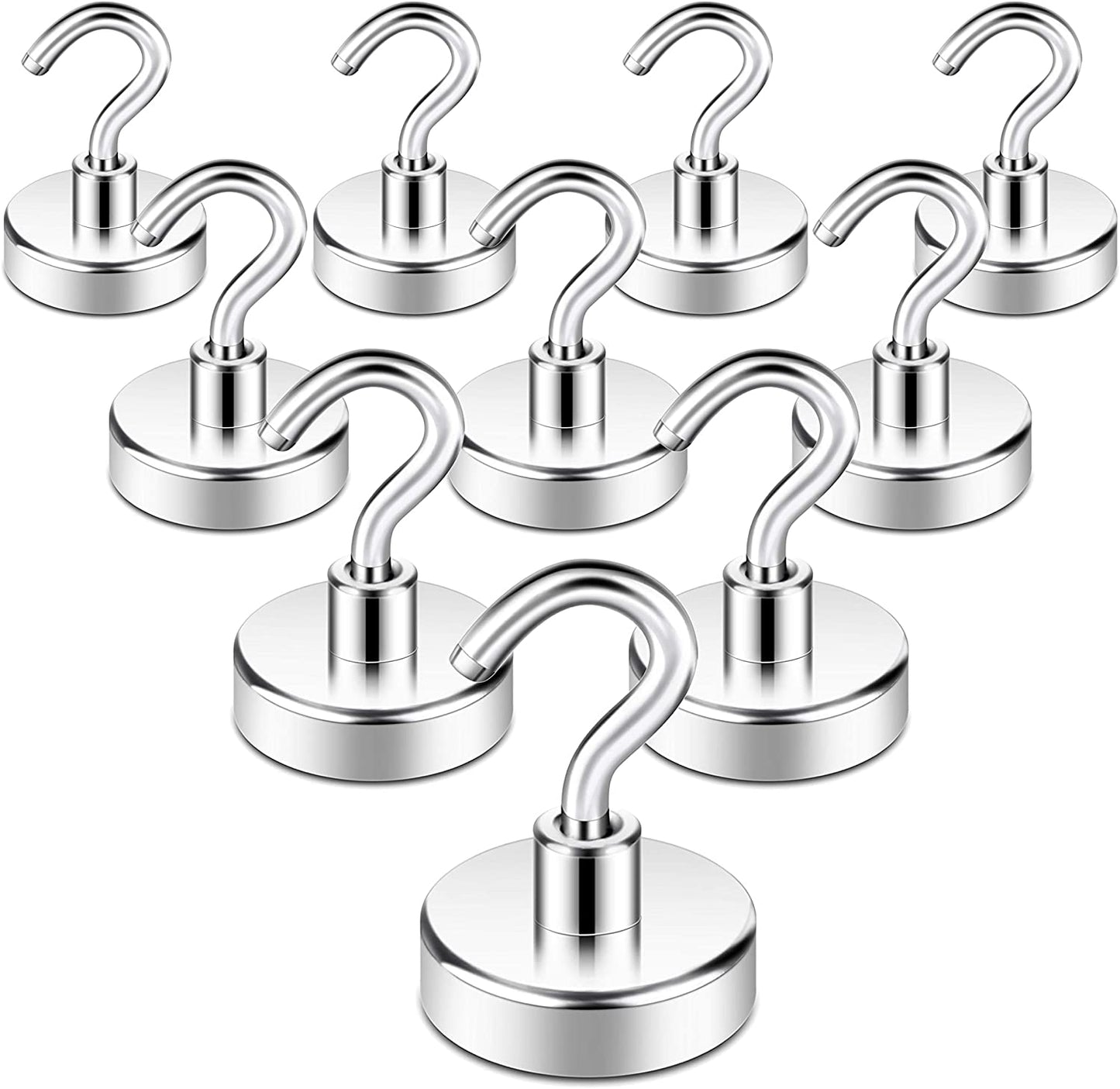 Heavy Duty Magnetic Cruise Ship Wall Hooks (10 Pack)